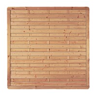 Avantgarde-Serie gerade, 180 x 180 cm, kdi-grün Rahmen 45/68 mm, Lamellen glatt, geschr.wetterfest imprägniertes Holz, stabiler Rahmen 45 x 68 mm, geklammert,  Art.-Nr.: T&J-23901