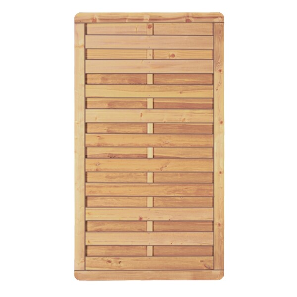 Avantgarde-Serie gerade, 100 x 180 cm, kdi-grün Rahmen 45/68 mm, Lamellen glatt, geschr.wetterfest imprägniertes Holz, stabiler Rahmen 45 x 68 mm, geklammert,  Art.-Nr.: T&J-23902