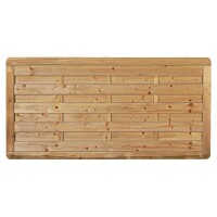 Avantgarde-Serie gerade, 180 x 90 cm, kdi-grün Rahmen 45/68 mm, Lamellen glatt, geschr.wetterfest imprägniertes Holz, stabiler Rahmen 45 x 68 mm, geklammert,  Art.-Nr.: T&J-23904