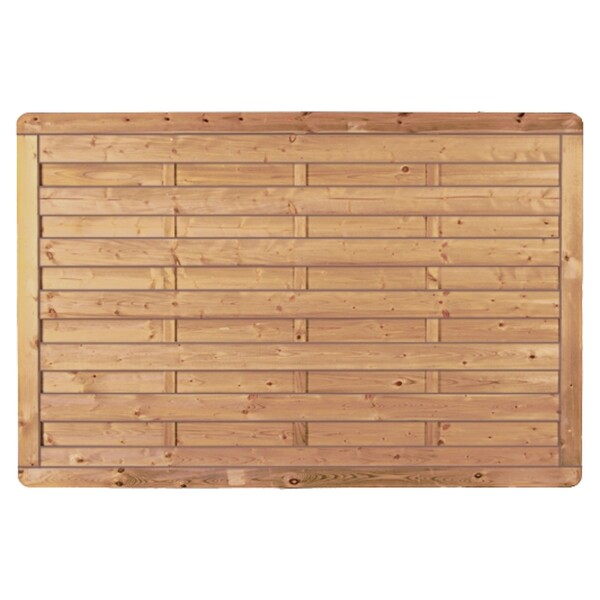 Avantgarde-Serie gerade, 180 x 120 cm, kdi-grün Rahmen 45/68 mm, Lamellen glatt, geschr.wetterfest imprägniertes Holz, stabiler Rahmen 45 x 68 mm, geklammert,  Art.-Nr.: T&J-23907