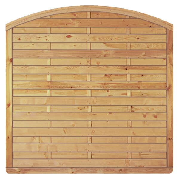 Avantgarde-Serie Bogen, 180 x 180/160 cm, kdi-grün Rahmen 45/68 mm, Lamellen glatt,geschr.wetterfest imprägniertes Holz, stabiler Rahmen 45 x 68 mm, geklammert,  Art.-Nr.: T&J-23911