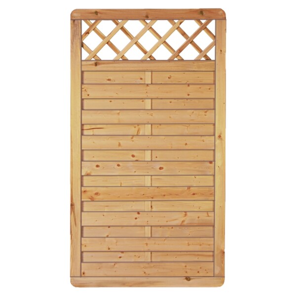 Avantgarde-Serie Ranki, 100 x 180 cm, kdi-grün Rahmen 45/68 mm, Lamellen glatt, geschr.wetterfest imprägniertes Holz, stabiler Rahmen 45 x 68 mm, geklammert,  Art.-Nr.: T&J-23922