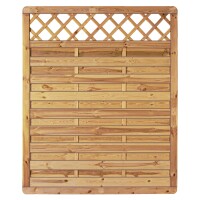 Avantgarde-Serie Ranki, 150 x 180 cm, kdi-grün Rahmen 45/68 mm, Lamellen glatt, geschr.wetterfest imprägniertes Holz, stabiler Rahmen 45 x 68 mm, geklammert,  Art.-Nr.: T&J-23926