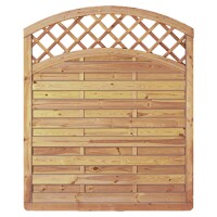 Avantgarde-Serie Doppelbogen 1, 150 x 180/160 cm, kdi-grün Rahmen 45/68 mm, Lamellen glatt, geschr.wetterfest imprägniertes Holz, stabiler Rahmen 45 x 68 mm, geklammert,  Art.-Nr.: T&J-23934