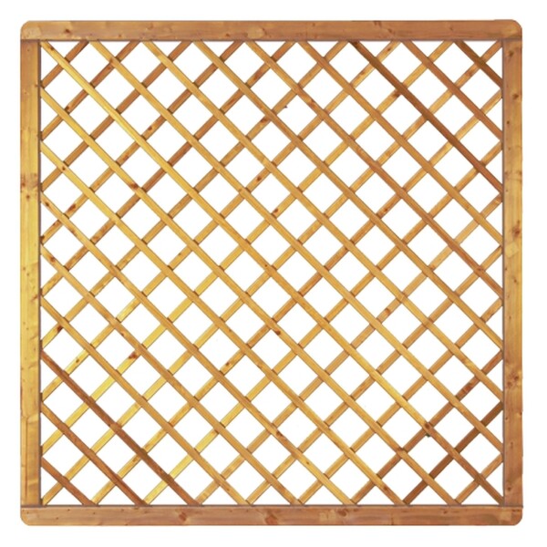 Avantgarde-Serie Diagonal-Rankgitter , 180 x 180 cm, MW 10 x 10, kdi-grün  Rahmen 45/68 mm, Gitter geklammertwetterfest imprägniertes Holz, stabiler Rahmen 45 x 68 mm, geklammert,  Art.-Nr.: T&J-23941