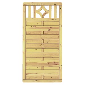 Antikzaun-Serie, 90 x 180 cm, kdi-grün Rahmen 45/68...