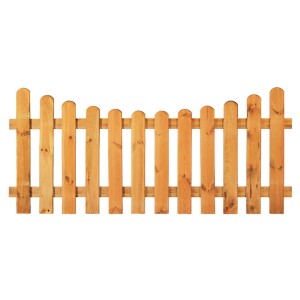 HEIKO-Gartenzaun Unterbogen , 180 x 80/65 cm,...