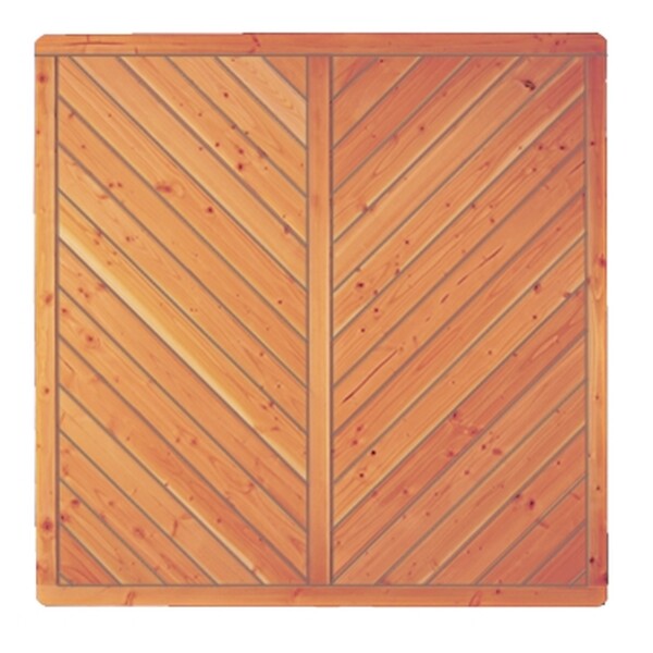 CLASSICO-Serie gerade, 180 x 180 cm, Lärche/ Douglasie Rahmen 40/68 mm, Profilbretter 16/118 mmaus unbehandeltem Lärchen-/ Douglasienholz hergestellt, stabiler Rahmen 40 x 68 mm, geklammert,  Art.-Nr.: T&J-26401