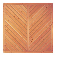 CLASSICO-Serie gerade, 180 x 180 cm, Lärche/ Douglasie Rahmen 40/68 mm, Profilbretter 16/118 mmaus unbehandeltem Lärchen-/ Douglasienholz hergestellt, stabiler Rahmen 40 x 68 mm, geklammert,  Art.-Nr.: T&J-26401