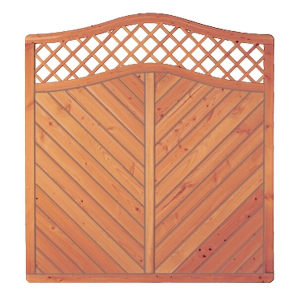 CLASSICO-Serie Krone-Ranki, 180 x 180/190 cm, Lärche/ Douglasie Rahmen 40/68 mm, Profilbretter 16/118 mmaus unbehandeltem Lärchen-/ Douglasienholz hergestellt, stabiler Rahmen 40 x 68 mm, geklammert,  Art.-Nr.: T&J-26421