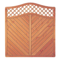 CLASSICO-Serie Krone-Ranki, 180 x 180/190 cm, Lärche/ Douglasie Rahmen 40/68 mm, Profilbretter 16/118 mmaus unbehandeltem Lärchen-/ Douglasienholz hergestellt, stabiler Rahmen 40 x 68 mm, geklammert,  Art.-Nr.: T&J-26421