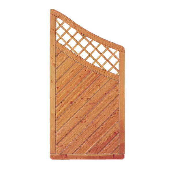 CLASSICO-Serie Krone-Ranki, 90 x 180/140 cm, Lärche/ Douglasie Rahmen 40/68 mm, Profilbretter 16/118 mmaus unbehandeltem Lärchen-/ Douglasienholz hergestellt, stabiler Rahmen 40 x 68 mm, geklammert,  Art.-Nr.: T&J-26426