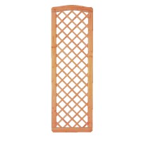 CLASSICO-Serie Krone-Ranki Abschluß, 60 x 180/183 cm, Lärche/ Douglasie Rahmen 40/68 mm, Rankstäbe 20/20 mmaus unbehandeltem Lärchen-/ Douglasienholz hergestellt, stabiler Rahmen 40 x 68 mm, geklammert,  Art.-Nr.: T&J-26431