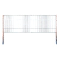 JUMBO Doppelstabmatte feuerverz., 2500 x  1030 mm  MW 200/50, Stäbe 8/6/8 mmstabile Rundstäbe fest miteinander verschweißt, besonders langlebig,  Art.-Nr.: T&J-27003