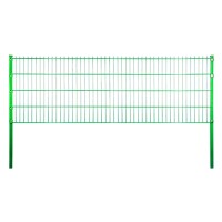 JUMBO Doppelstabmatte RAL 6005 grün, 2500 x  1230 mm  MW 200/50, Stäbe 8/6/8 mmstabile Rundstäbe fest miteinander verschweißt, besonders langlebig,  Art.-Nr.: T&J-27104