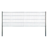 JUMBO Doppelstabmatte RAL 7016 anthrazit, 2500 x  1430 mm  MW 200/50, Stäbe 8/6/8 mmstabile Rundstäbe fest miteinander verschweißt, besonders langlebig,  Art.-Nr.: T&J-27135