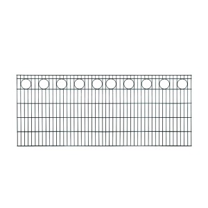 RONDO Schmuckzaun RAL 7016 anthrazit, 2500 x  1230 mm  MW...