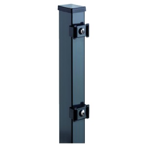 TOM ECK-Zaunpfosten RAL 7016 anthrazit, für 2030 mm...