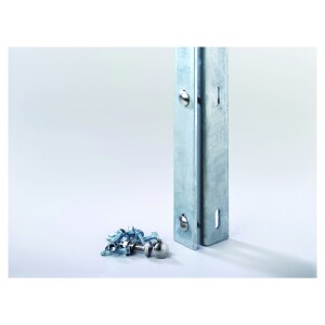 Zaunanschlußleiste RAL 6005 grün, für...