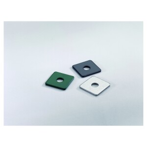 Halteplatte ca. 30 x 30 mm, RAL 7016 anthrazit...