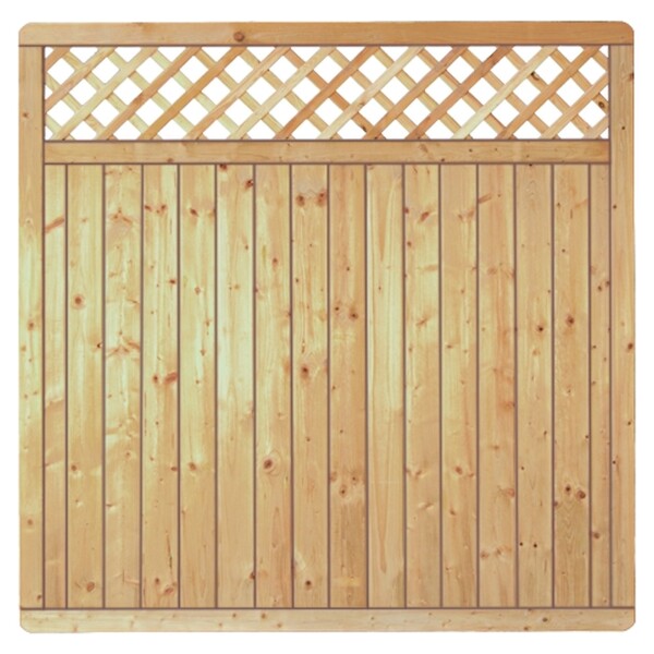 CLASSIC-Serie-Senkrecht Ranki, 180 x 180 cm, kdi-grün Rahmen 40/70 mm, Profilbretter 16/118 mmwetterfest imprägniertes Holz, stabiler Rahmen 40 x 70 mm, Füllung mit Nut-Feder-Profil,  Art.-Nr.: T&J-27901