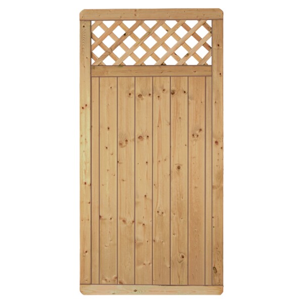 CLASSIC-Serie-Senkrecht Ranki, 90 x 180 cm, kdi-grün Rahmen 40/70 mm, Profilbretter 16/118 mmwetterfest imprägniertes Holz, stabiler Rahmen 40 x 70 mm, Füllung mit Nut-Feder-Profil,  Art.-Nr.: T&J-27902