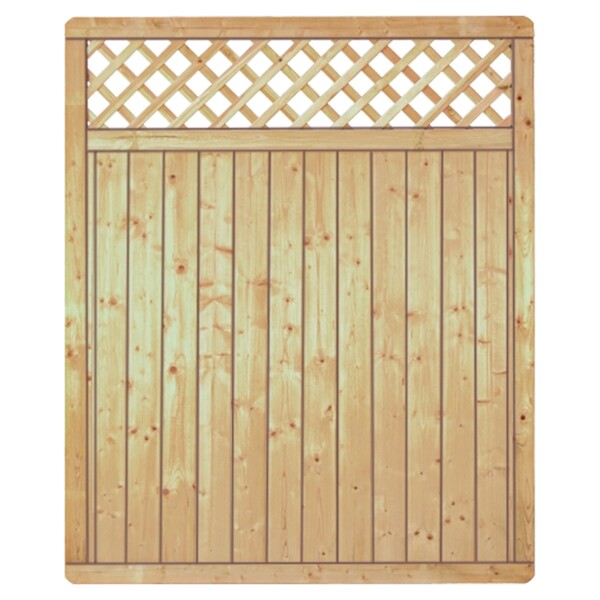 CLASSIC-Serie-Senkrecht Ranki, 150 x 180 cm, kdi-grün Rahmen 40/70 mm, Profilbretter 16/118 mmwetterfest imprägniertes Holz, stabiler Rahmen 40 x 70 mm, Füllung mit Nut-Feder-Profil,  Art.-Nr.: T&J-27905