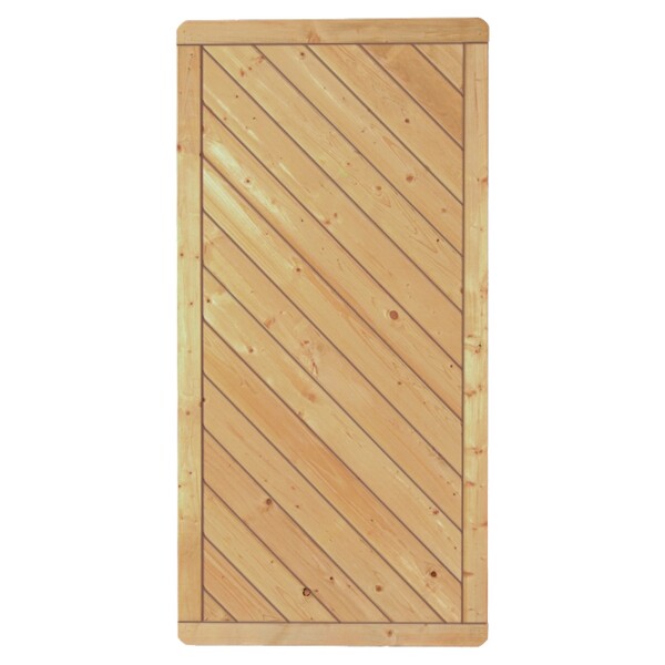 CLASSIC-Serie-Diagonal , 90 x 180 cm, kdi-grün Rahmen 40/70 mm, Profilbretter 16/118 mmwetterfest imprägniertes Holz, stabiler Rahmen 40 x 70 mm, geklammert,  Art.-Nr.: T&J-27922