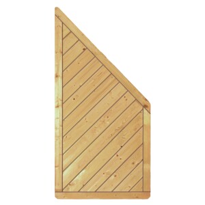 CLASSIC-Serie-Diagonal ECKE, 90 x 180/90 cm, ECKE Rahmen...