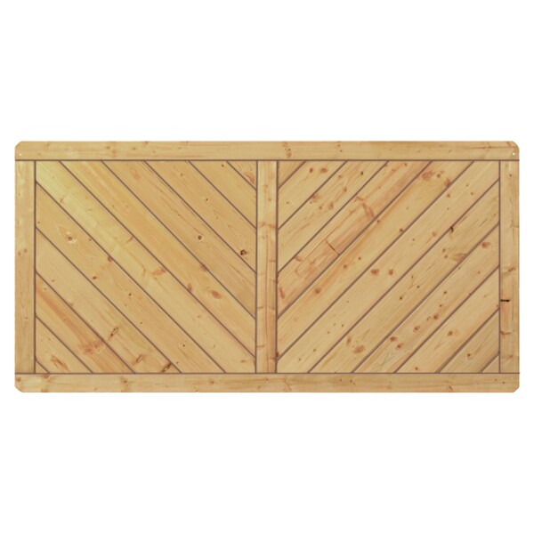 CLASSIC-Serie-Diagonal  , 180 x 90 cm, kdi-grün Rahmen 40/70 mm, Profilbretter 16/118 mmwetterfest imprägniertes Holz, stabiler Rahmen 40 x 70 mm, geklammert,  Art.-Nr.: T&J-27924