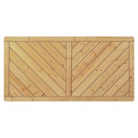 CLASSIC-Serie-Diagonal  , 180 x 90 cm, kdi-grün Rahmen 40/70 mm, Profilbretter 16/118 mmwetterfest imprägniertes Holz, stabiler Rahmen 40 x 70 mm, geklammert,  Art.-Nr.: T&J-27924