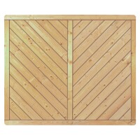 CLASSIC-Serie-Diagonal , 180 x 150 cm, kdi-grün Rahmen 40/70 mm, Profilbretter 16/118 mmwetterfest imprägniertes Holz, stabiler Rahmen 40 x 70 mm, geklammert,  Art.-Nr.: T&J-27926