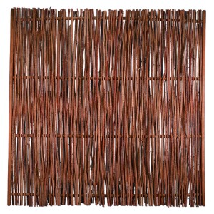 PEPE Haselnusszaun , 180 x 180 cm, Haselnussruten  Rahmen...