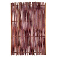 PEPE Haselnusszaun , 120 x 180 cm, Haselnussruten  Rahmen ca. 45 x 25 mm, braun gebeiztdekorativer Sichtschutz aus Haselnussruten, unbehandeltes Holz,  Art.-Nr.: T&J-28421