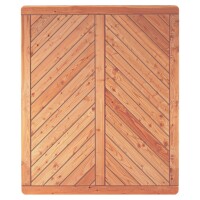 SKAGEN-Serie Lärche, 150 x 180 cm Rahmen 44/88 mm, Profilbretter 18/125 mmaus unbehandeltem Lärchenholz hergestellt, stabiler Rahmen 44 x 88 mm,  Art.-Nr.: T&J-29303