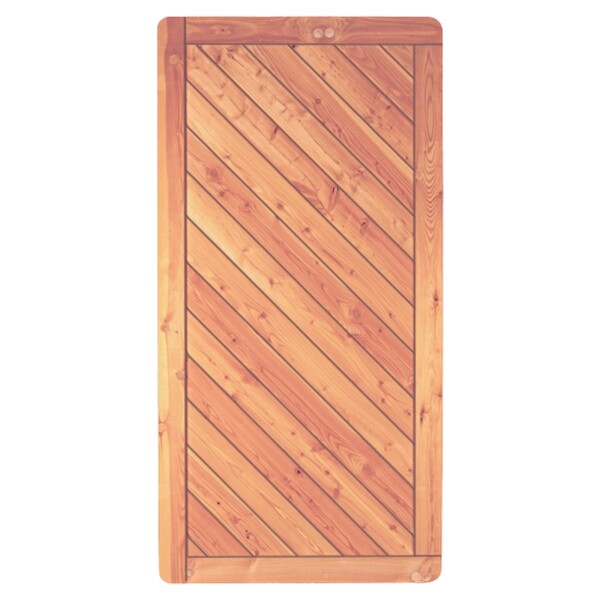 SKAGEN-Serie Lärche, 90 x 180 cm Rahmen 44/88 mm, Profilbretter 18/125 mmaus unbehandeltem Lärchenholz hergestellt, stabiler Rahmen 44 x 88 mm,  Art.-Nr.: T&J-29304