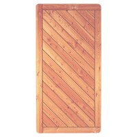 SKAGEN-Serie Lärche, 90 x 180 cm Rahmen 44/88 mm, Profilbretter 18/125 mmaus unbehandeltem Lärchenholz hergestellt, stabiler Rahmen 44 x 88 mm,  Art.-Nr.: T&J-29304