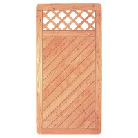 SKAGEN-Serie-Ranki Lärche, 90 x 180 cm Rahmen 44/88 mm, Profilbretter 18/125 mmaus unbehandeltem Lärchenholz hergestellt, stabiler Rahmen 44 x 88 mm,  Art.-Nr.: T&J-29322