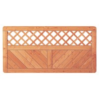 SKAGEN-Serie-Ranki Lärche, 180 x 90 cm Rahmen 44/88 mm, Profilbretter 18/125 mmaus unbehandeltem Lärchenholz hergestellt, stabiler Rahmen 44 x 88 mm,  Art.-Nr.: T&J-29323