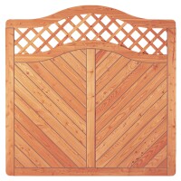 SKAGEN-Serie Bogen Lärche, 180 x 180/165 cm Rahmen 44/88 mm, Profilbretter 18/125 mmaus unbehandeltem Lärchenholz hergestellt, stabiler Rahmen 44 x 88 mm,  Art.-Nr.: T&J-29326