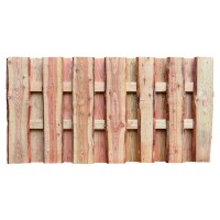 JÜTLAND-Serie Lärche, 180 x 90 cm, 180 x 90 cm, Riegel 30/80 mm Bretter sägerau ca. 20mm mit Baumkanteaus unbehandeltem Lärchenholz hergestellt, die Zaunbretter sind sägerau und können mit Rindenresten sein,  Art.-Nr.: T&J-29334