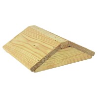 AALBORG-Serie, Lärche Vogelhaus, BxTxH: 24 x 24 x 6 cm + 24 x 25 x 8 cm 2-teiligzur individuellen Zaungestaltung , ca. 3 Liter Inhalt,  Art.-Nr.: T&J-29369