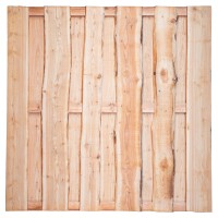 LOLLAND-Serie Lärche, , 180 x 180 cm, 3 Riegel, drehbar Bretter sägerau ca. 20mm mit Baumkanteaus unbehandeltem Lärchenholz hergestellt, die Zaunbretter sind sägerau und können mit Rindenresten sein,  Art.-Nr.: T&J-29371