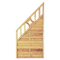 OLYMP-Serie ECKE, 90 x 180/90 cm, kdi-grün Rahmen 45/45 mm, Lamellen geriff. & geschr.843, starker Rahmen 45 x 45 mm,  Art.-Nr.: T&J-33804