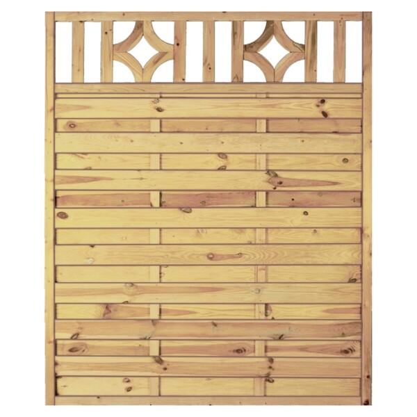 OLYMP-Serie, 180 x 150 cm, kdi-grün Rahmen 45/45 mm, Lamellen geriff. & geschr.wetterfest imprägniertes Holz, ,  Art.-Nr.: T&J-33809