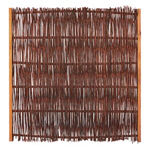 FUEGO Weidengeflechtzaun, 120 x 120 cm, m.seitl. Rahmen...