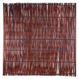 FUEGO Weidengeflechtzaun, 180 x 180 cm, m.seitl. Rahmen...