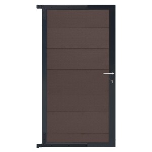 TJÖRN-Tor-Komplettset, 90 x 173 cm, mokka/anthrazit...