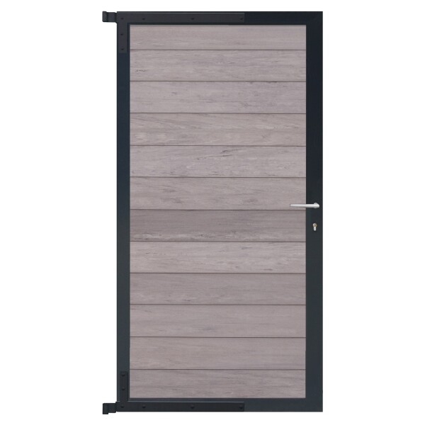 SKÄR-Tor-Komplettset, 90 x 173 cm, sand/anthrazit  der Torrahmen ist aus langlebigem Aluminium, hochwertige Torfüllung,  Art.-Nr.: T&J-44123