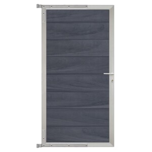 ÖLAND-Tor-Komplettset, 90 x 173 cm, greystone/silber...